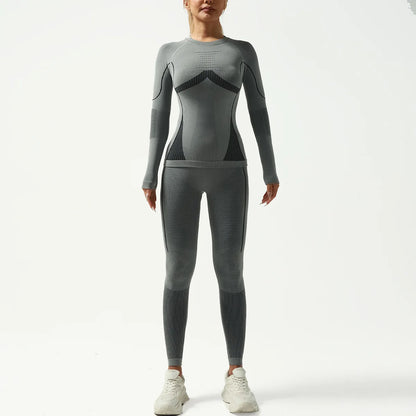 Naadloze Thermische Ondergoedset | Dames Skiwear 1