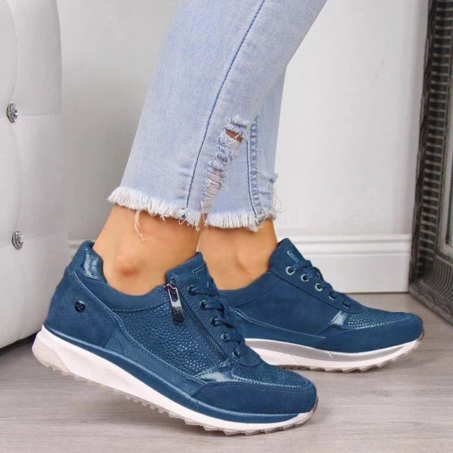 Variant image for Elegante Orthopedische Sneakers Dames met Ademend Gaas en Ritsluiting | Comfortabele Casual Schoenen-10