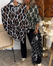 Noor | Blouse met Grafische Print 8