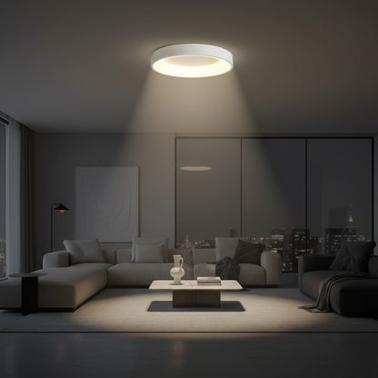 Noordse Ronde LED Plafondlamp | Plafonniere voor Woonkamer 4