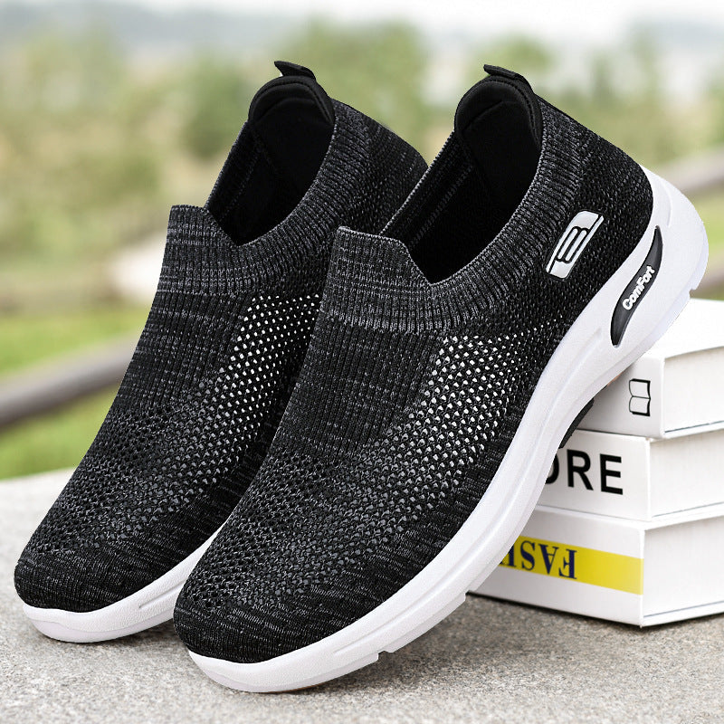 Stijlvolle Heren Sneakers | Ademend Gaas, Lichtgewicht Slip-On Ontwerp voor Comfort en Dagelijks Gebruik-2