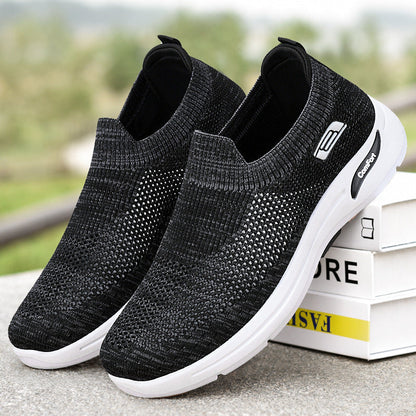 Stijlvolle Heren Sneakers | Ademend Gaas, Lichtgewicht Slip-On Ontwerp voor Comfort en Dagelijks Gebruik-2