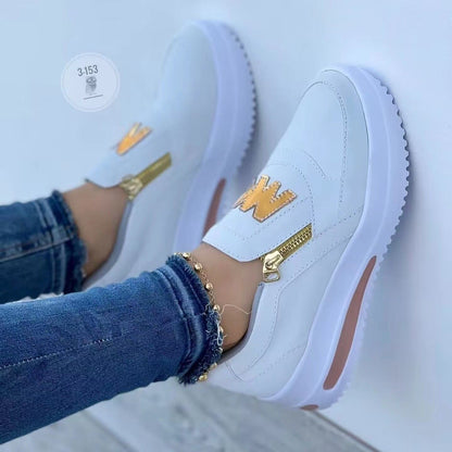 Variant image for Stijlvolle Dames Sneakers met Suède Details en Dikke Rubberzool | Casual Schoenen voor Dagelijks Gebruik-28