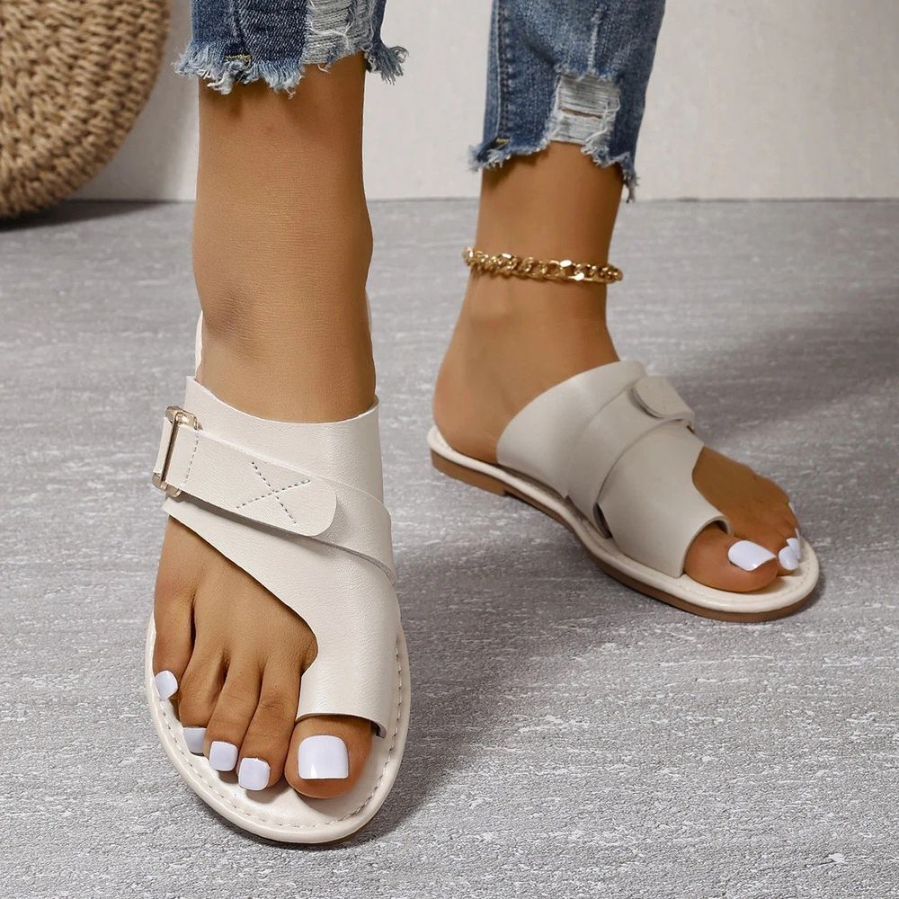 Variant image for Elegante Dames Orthopedische Sandalen van Echt Leer met Teenlus | Ondersteunend en Comfortabel voor Dagelijks Gebruik-1