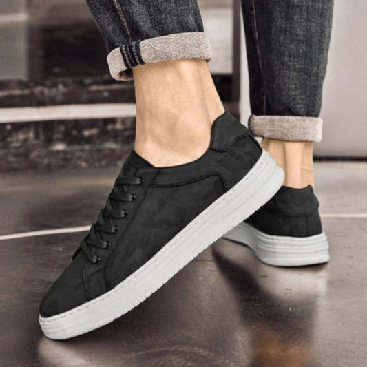 Casual Low-Top Herensneakers met Gripzool en Gestroomlijnde Pasvorm | Witte Heren Sneakers voor Comfort en Stijl-1