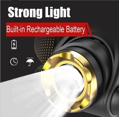 Oplaadbare Hoofdlamp 990000LM | Tactische LED Hoofdlamp 4