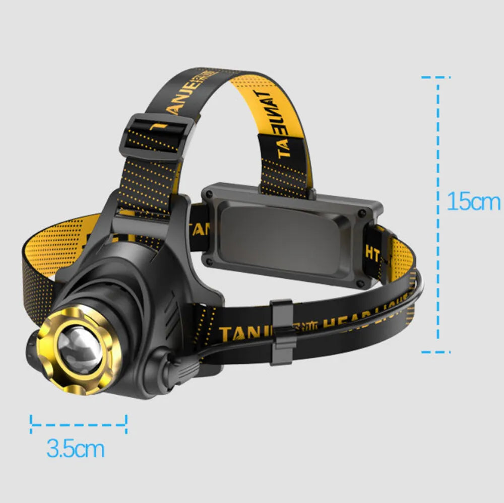 Oplaadbare Hoofdlamp 990000LM | Tactische LED Hoofdlamp 6