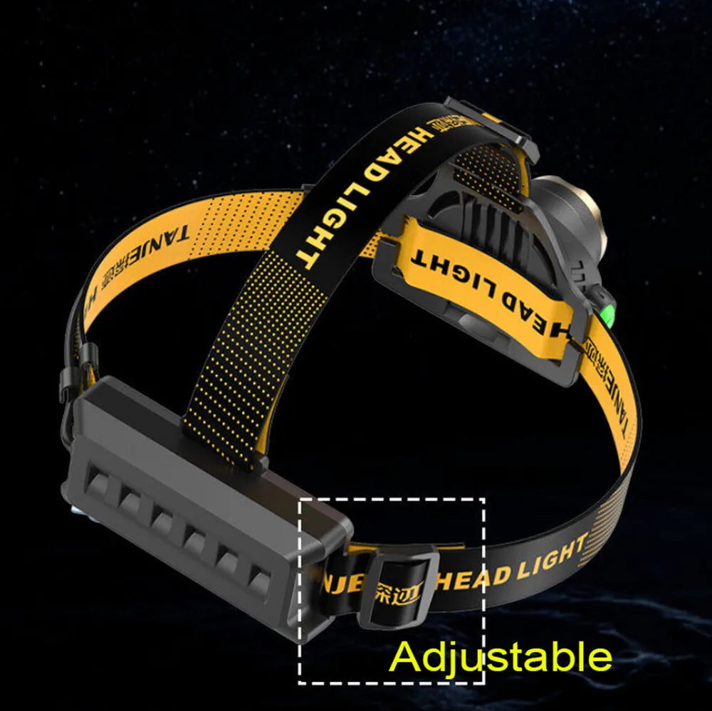 Oplaadbare Hoofdlamp 990000LM | Tactische LED Hoofdlamp 7