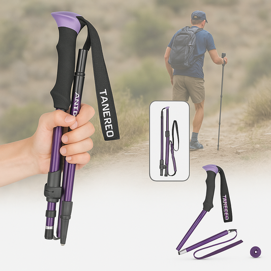 Opvouwbare Wandelstok Aluminium | Lichtgewicht Trekkingstok 0