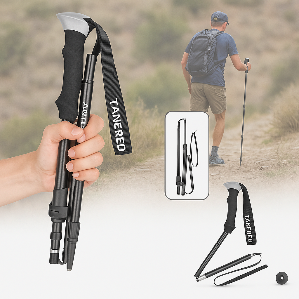 Opvouwbare Wandelstok Aluminium | Lichtgewicht Trekkingstok 5