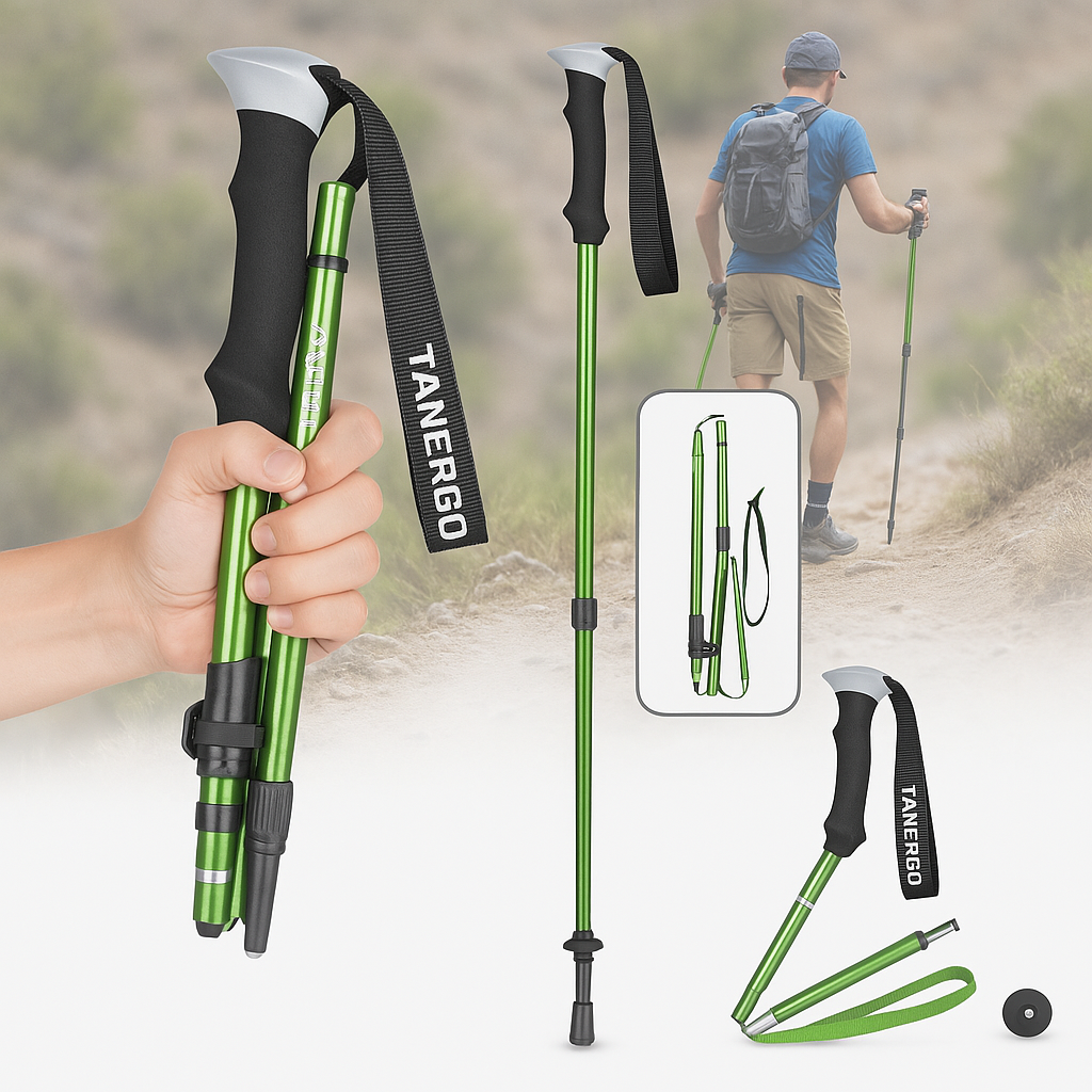 Opvouwbare Wandelstok Aluminium | Lichtgewicht Trekkingstok 6