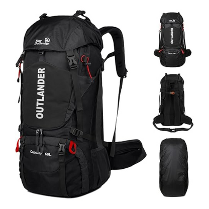 OutdoorHaven | Trekkingrugzak 60L Waterdicht 5