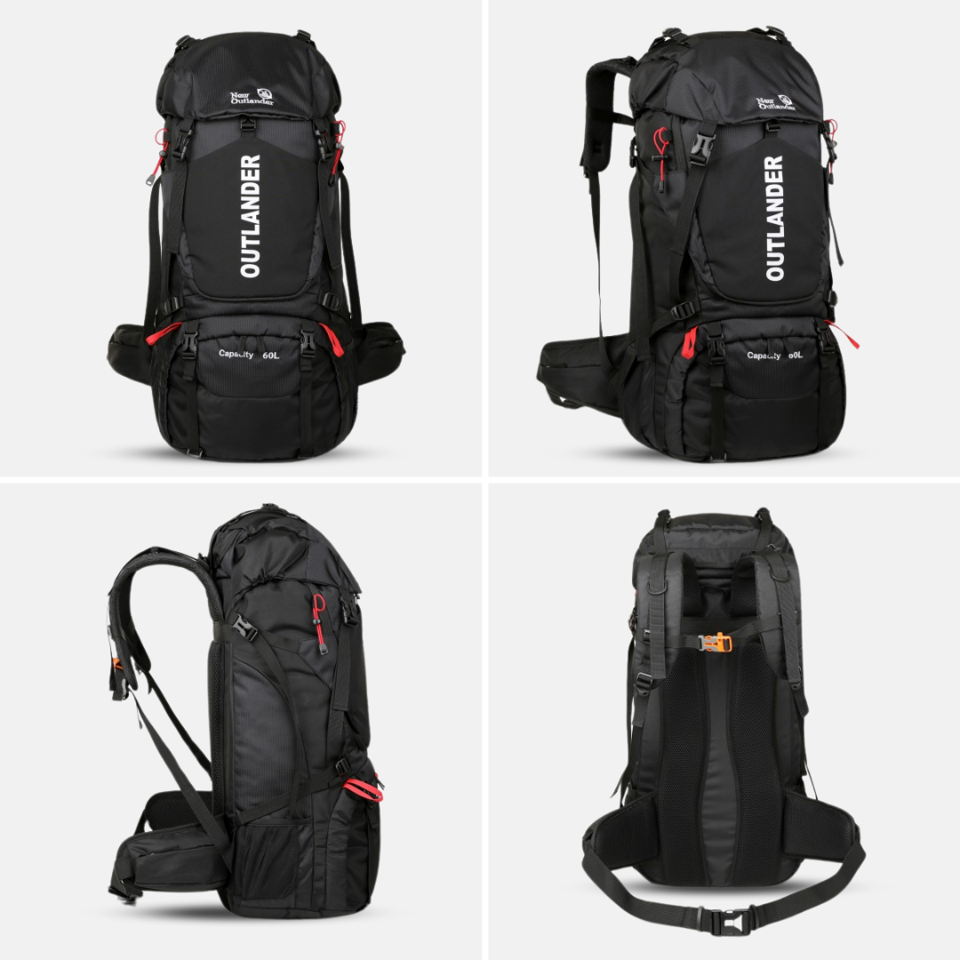 OutdoorHaven | Trekkingrugzak 60L Waterdicht 6