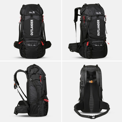 OutdoorHaven | Trekkingrugzak 60L Waterdicht 6