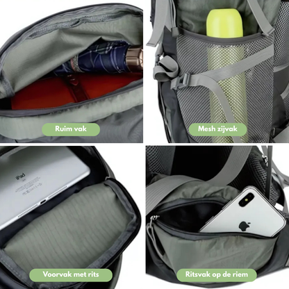 OutdoorHaven | Waterdichte Trekkingrugzak 75L 7