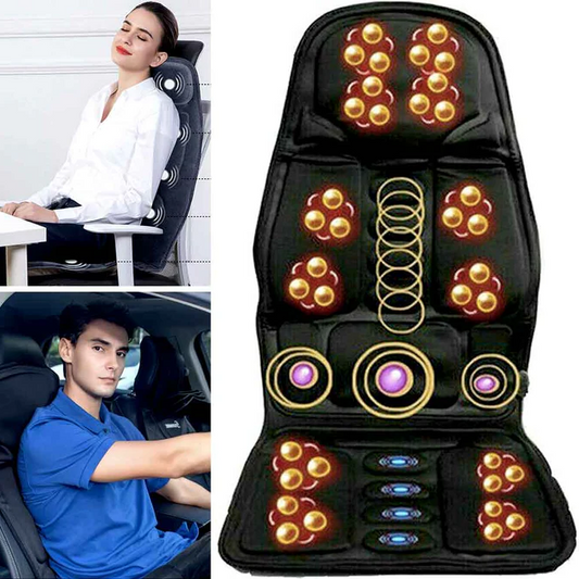 Premium Verwarmde Massagestoel | Ergonomisch Massagekussen 0