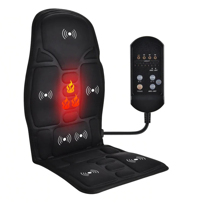 Premium Verwarmde Massagestoel | Ergonomisch Massagekussen 6