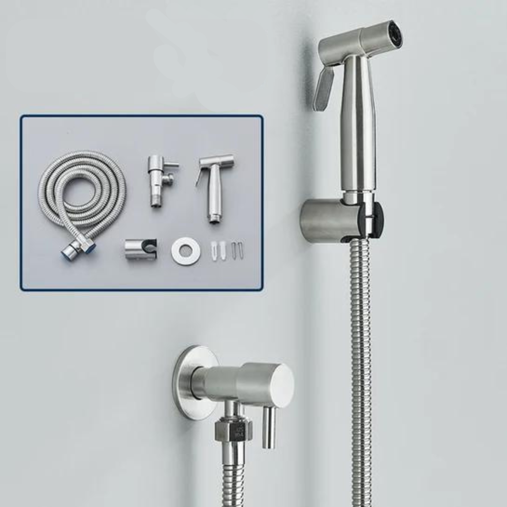 PureFlow | Bidet Handdouche Roestvrij Staal 1,2 m Slang 4