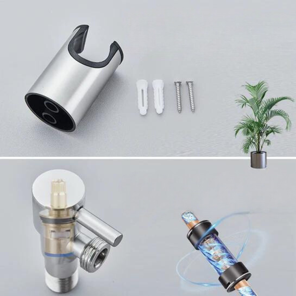 PureFlow | Bidet Handdouche Roestvrij Staal 1,2 m Slang 5