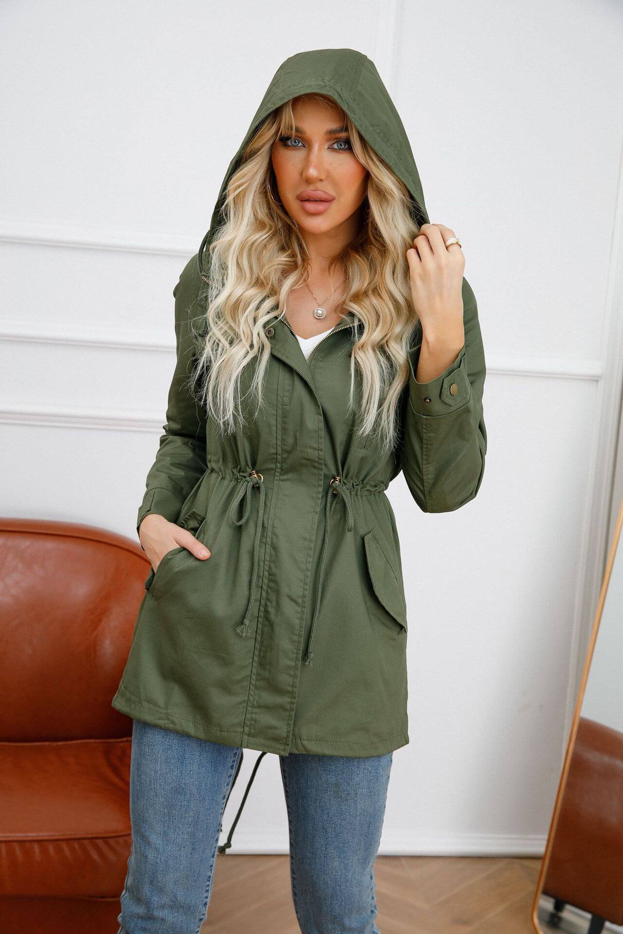 Ralph Parka | Lange Dames Winterjas met Capuchon 4