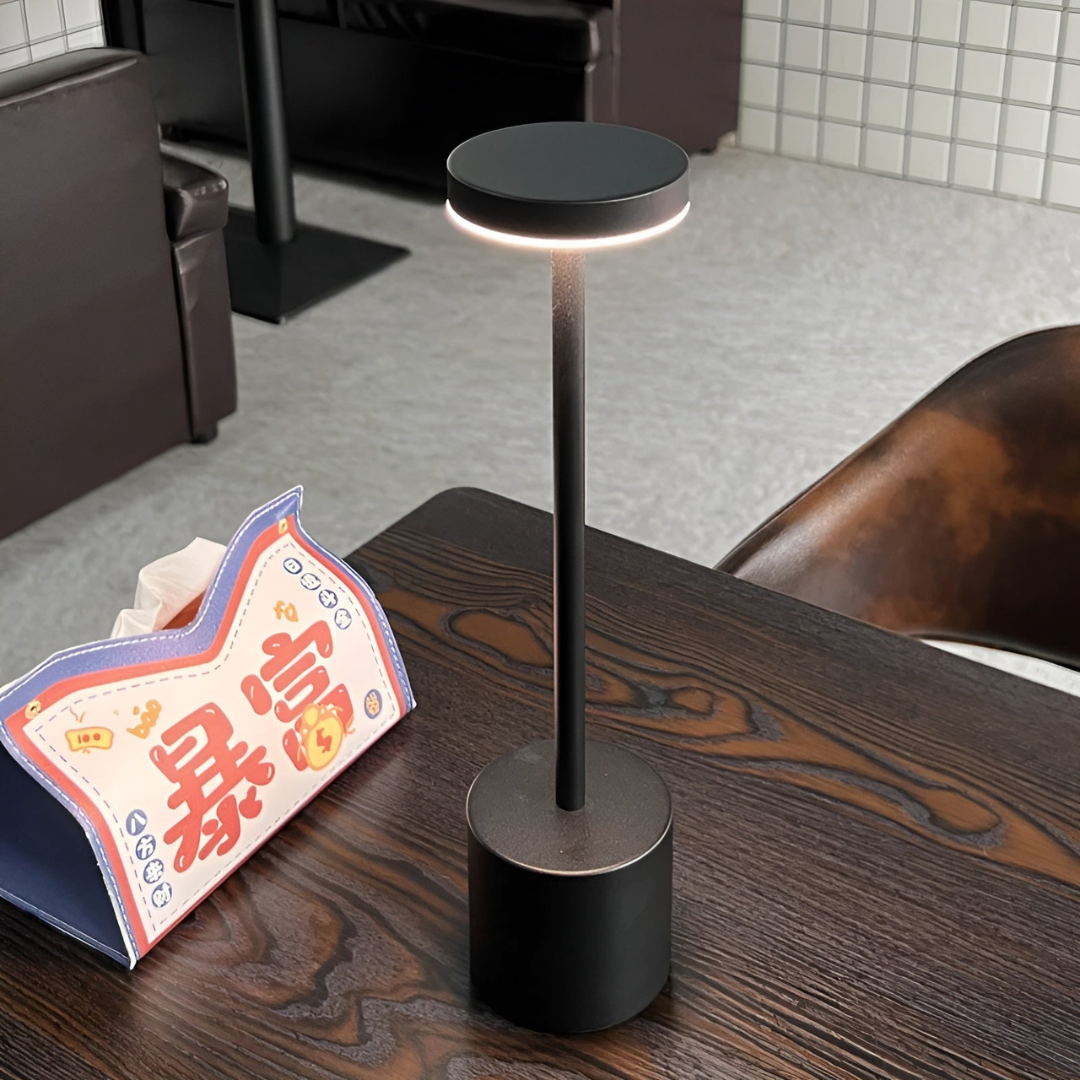 Retro Draadloze Tafellamp | Oplaadbare LED Verlichting 1