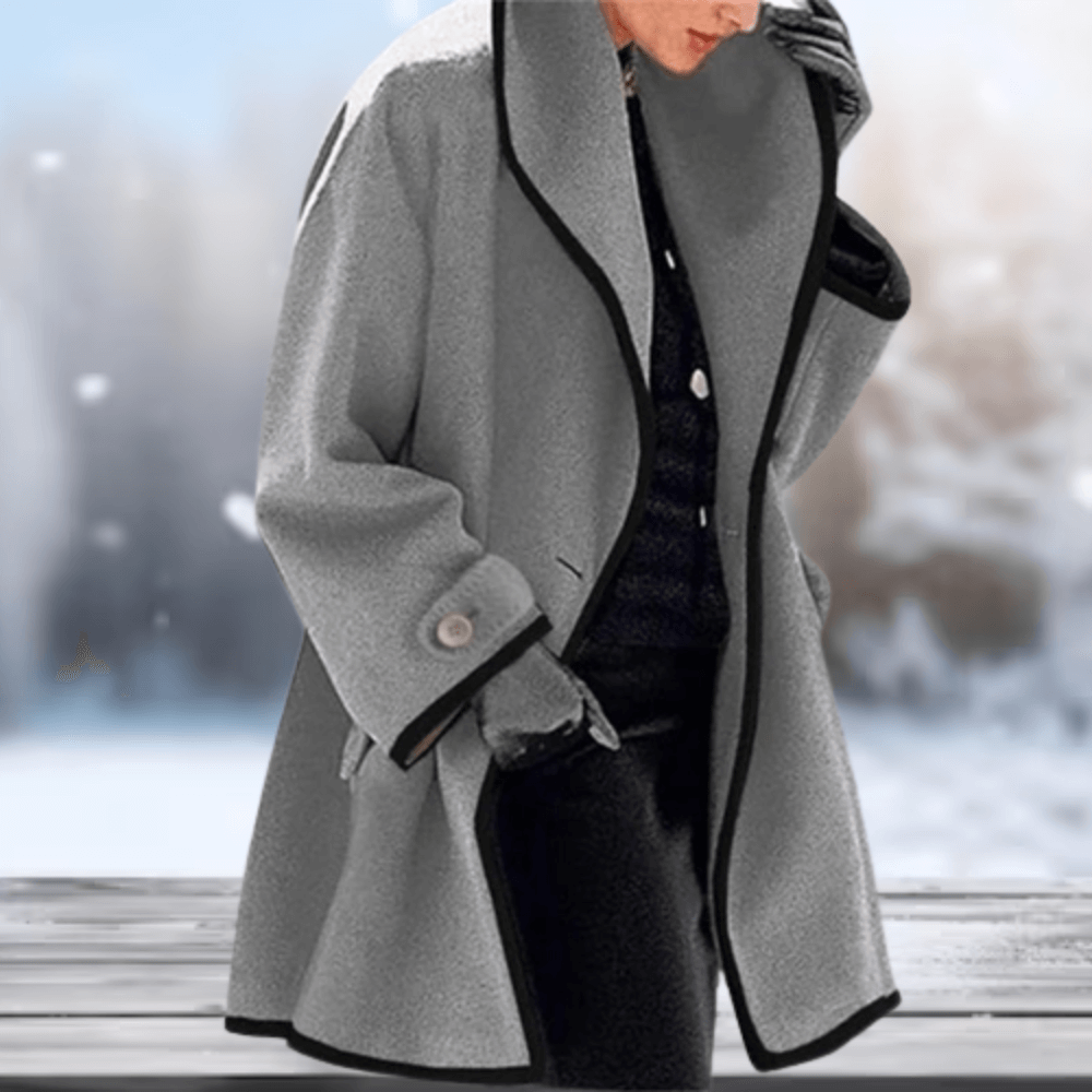Retro Wolachtige Damesjas | Lange Dames Jas Winter 2