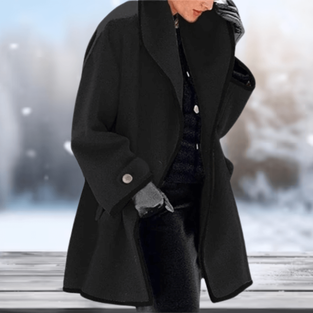 Retro Wolachtige Damesjas | Lange Dames Jas Winter 3