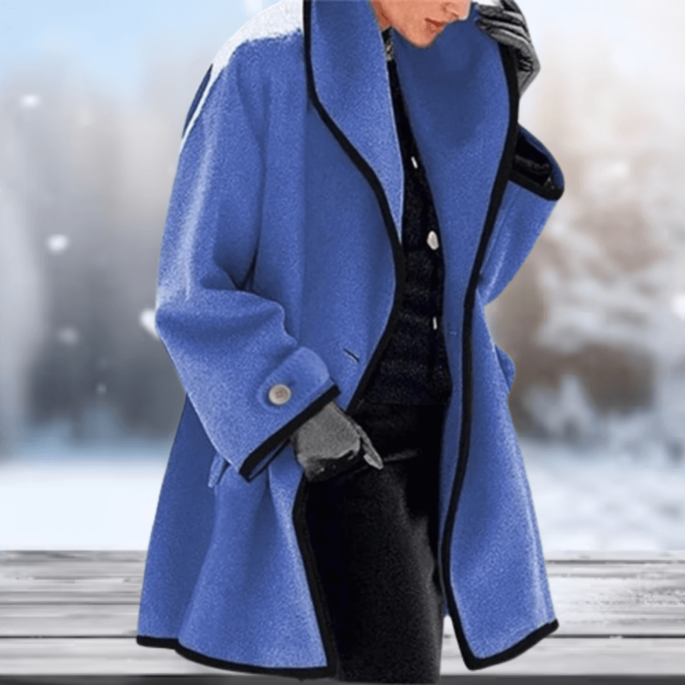 Retro Wolachtige Damesjas | Lange Dames Jas Winter 4