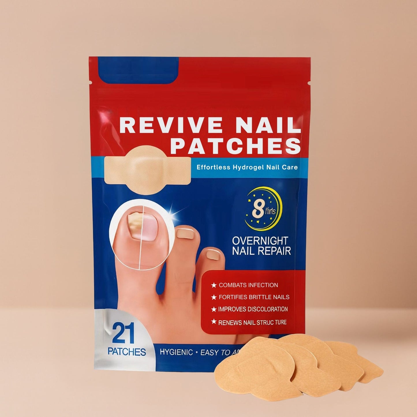 ReviveNail Repair Patches | Against Discolored Toenails