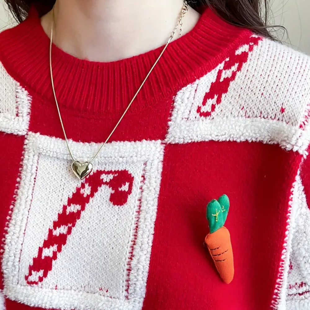 Rode Oversized Kersttrui | Foute Kersttrui Dames 2