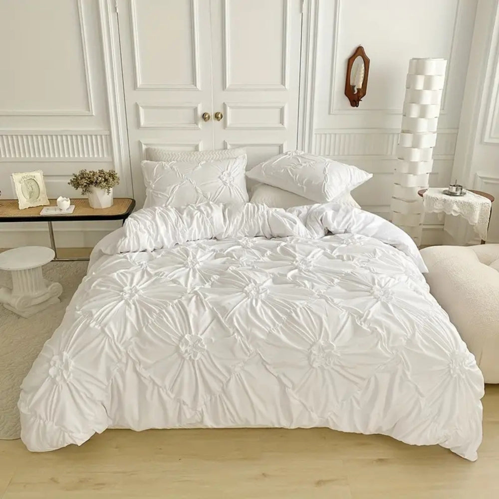 Ruffle Flower | Dekbedovertrekset met Pinch-Pleat Design 6