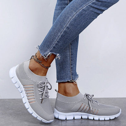 Lichtgewicht Dames Wandelschoenen met Ademend Gaas en Slipbestendige Zool | Ergonomisch Comfort en Ondersteuning-5