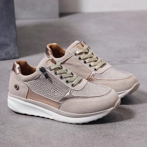 Elegante Orthopedische Sneakers Dames met Ademend Gaas en Ritsluiting | Comfortabele Casual Schoenen-5