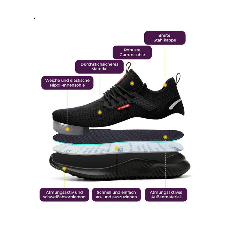 S3 Veiligheidsschoenen | Lichtgewicht en Ademend Heren Werschoenen 1