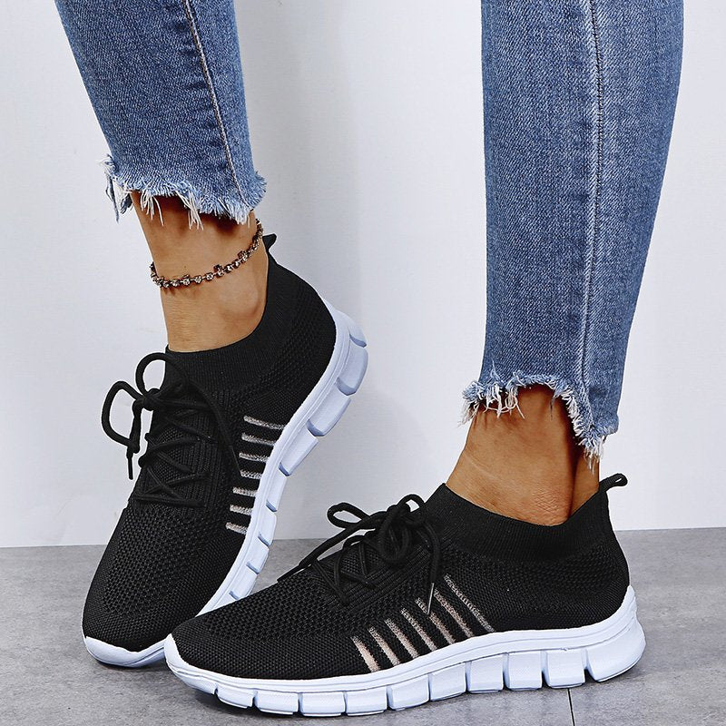 Lichtgewicht Dames Wandelschoenen met Ademend Gaas en Slipbestendige Zool | Ergonomisch Comfort en Ondersteuning-4