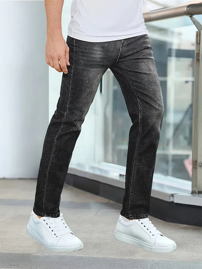 Slim Fit Stretch Jeans Blauw | Herenmode 3