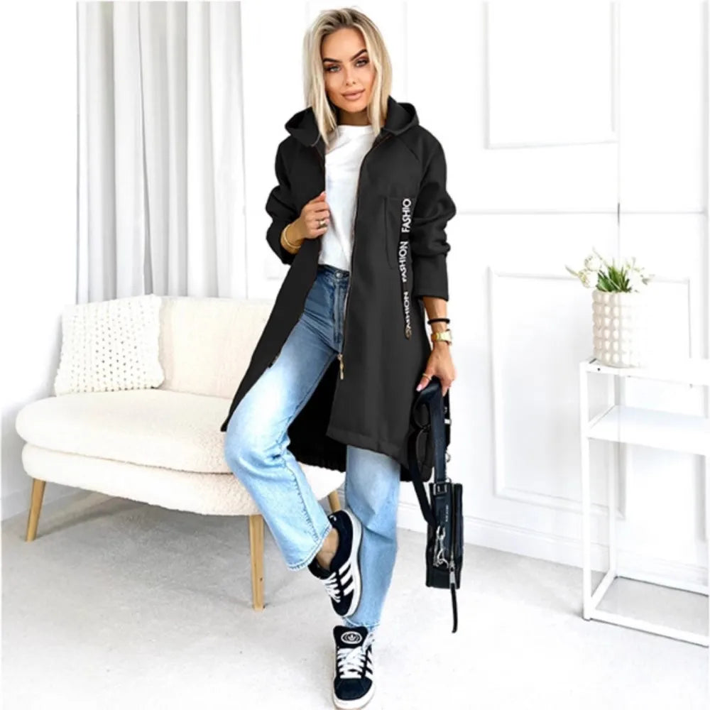Sportieve Fleece Hoodie Jas | Dames Winterjas 3