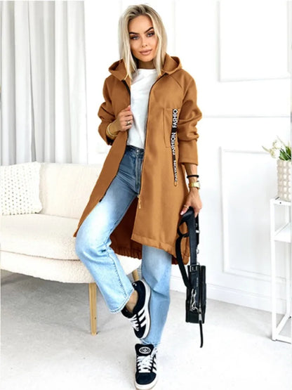 Sportieve Fleece Hoodie Jas | Dames Winterjas 7
