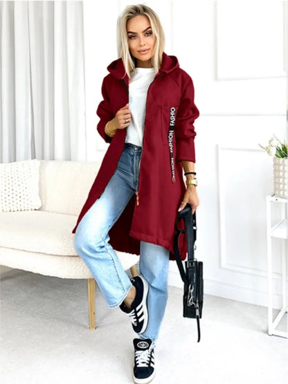 Sportieve Fleece Hoodie Jas | Dames Winterjas 8