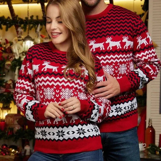 Stijlvolle Kersttrui | Unisex Wintertrui voor Koppels 0