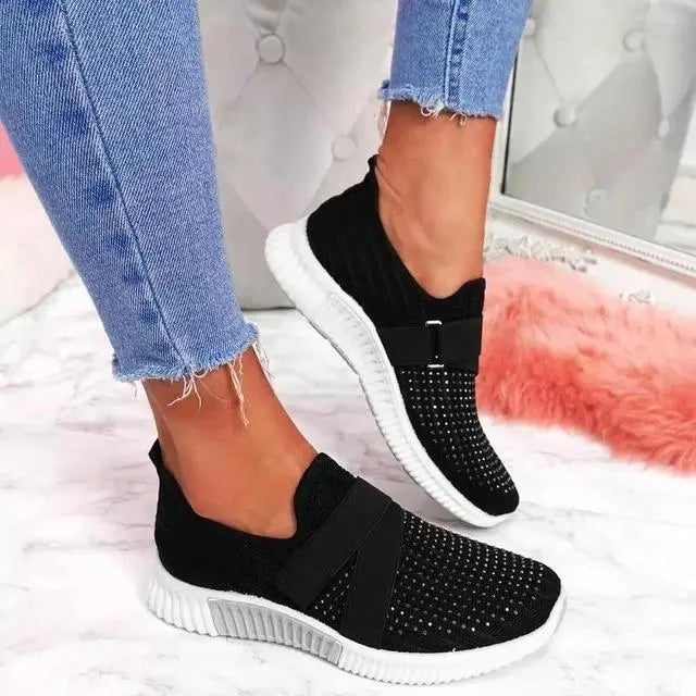 Variant image for Stijlvolle Slip-On Sneakers Dames met Klittenbandsluiting – Ademend Mesh, Comfortabele Casual Schoenen-15