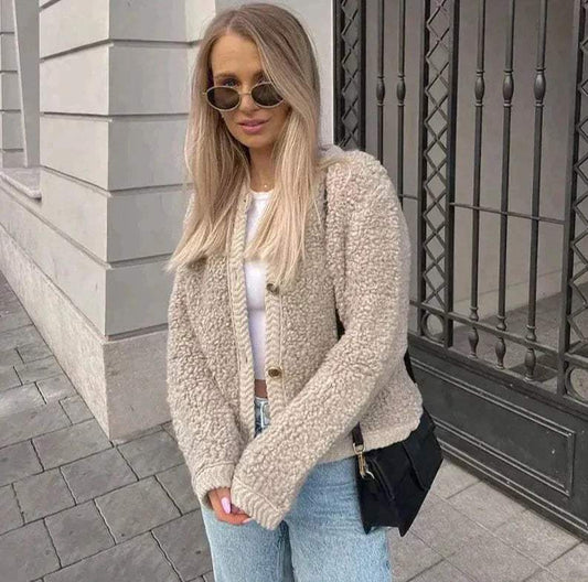 Teddy-Stijl Overshirt Dames | Trendy Mode 0