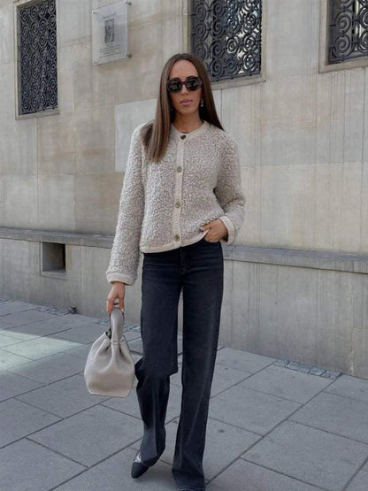 Teddy-Stijl Overshirt Dames | Trendy Mode 3