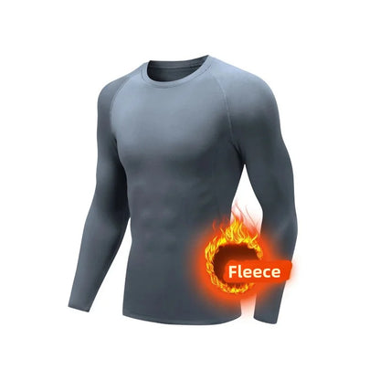 Thermisch Ondergoed Heren | Fleece Compressie Onderlaag Zwart 8