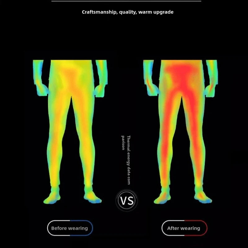 Thermo Compressiebroek | Heren Fleece Leggings 1