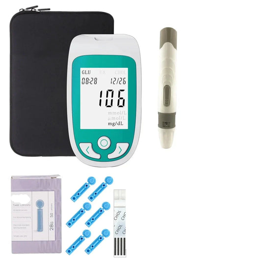 Thuis Cholesterol Testkit | Draagbare Bloedmonitor 0