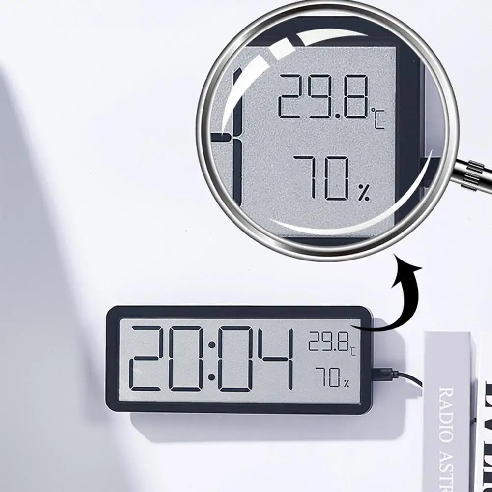TimeVibe | Grote Digitale Wandklok met LED-Display 4