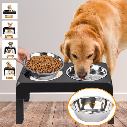 VitalPET Voederstandaard | Verstelbare Honden Eetstandaard 1