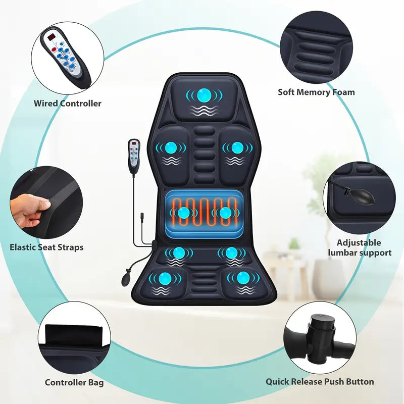 Volledige Rug Massager | Met Warmte en Trilmotoren 2