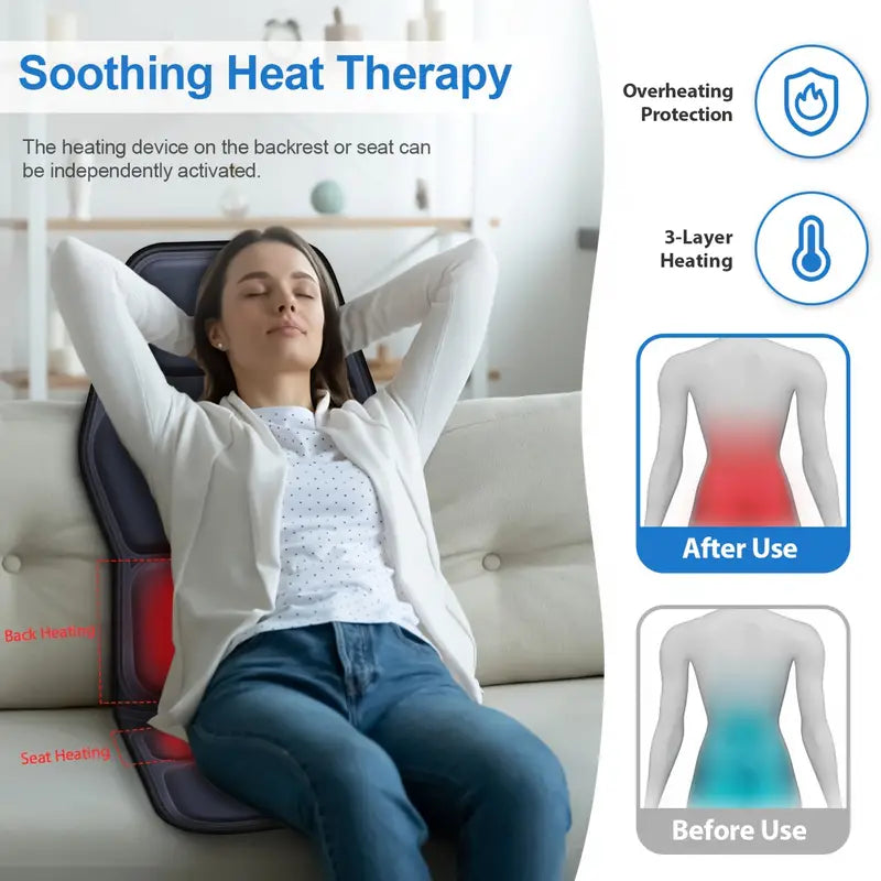 Volledige Rug Massager | Met Warmte en Trilmotoren 3